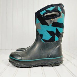 Bogs Classic Geo Print Waterproof Rain Boot I411